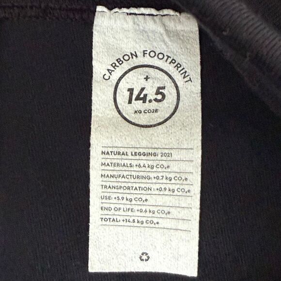 Allbirds Natural Leggings Merino Blend Ankle Fit Black - US Women’s S - Picture 9 of 14